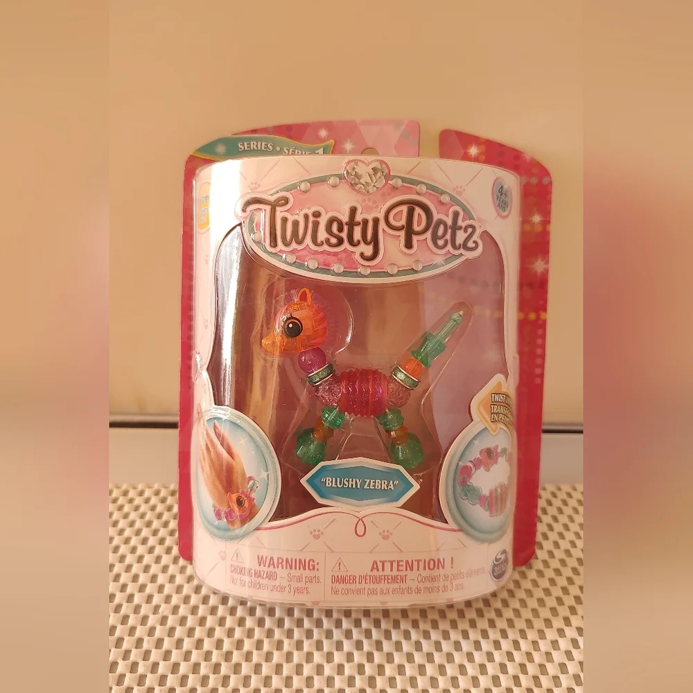 Twisty Petz Series 1 Bracelet Blushy Zebra Spin Master Authentic NWT
